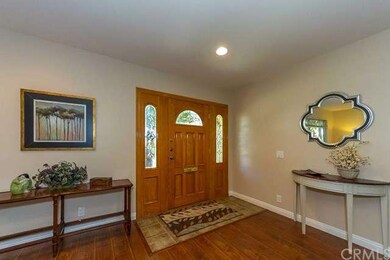 Beautiful front entryway with custom door