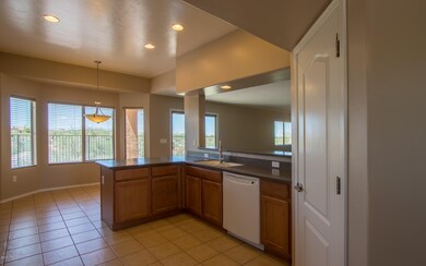 Kitchen wth Corian Counters