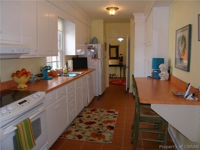 View of Kitchen to Entry