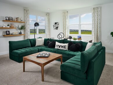 Photo is not of the actual home, but is an inspirational photo of builder’s model home and may depict options, furnishings, and/or decorator features that are not included