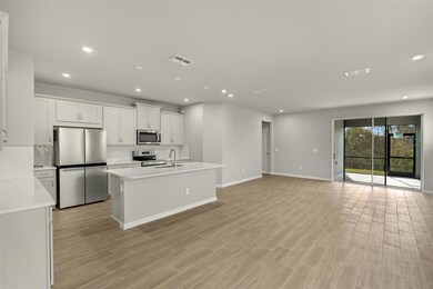 Dining View of Kitchen and Great Room