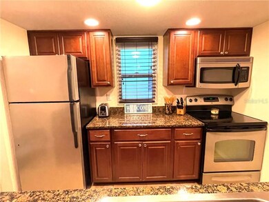 Modern kitchen with granite counter tops