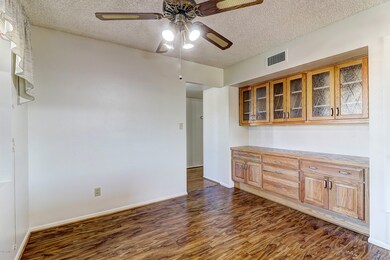 Dining area with built in Buffett