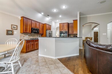 Kitchen with granite