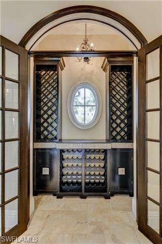 Wine cellar with separate a/c control
