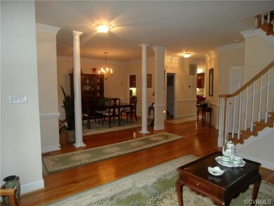 Open floor plan with formal areas.  Stairs to 2nd 