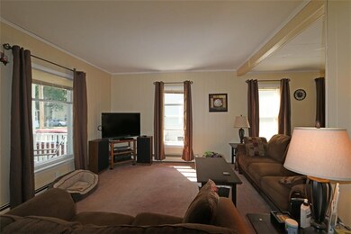 Living room - window treatments included