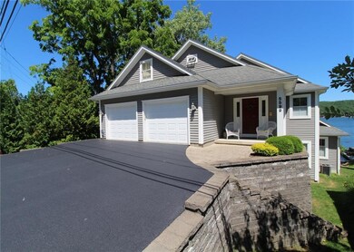 Attached 2 Car Garage.  Very Rare on the lake.  Co