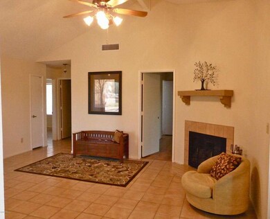 Living Room with Fireplace