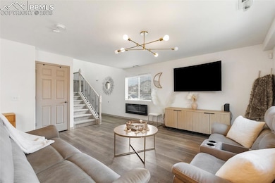 Open Living Room With Main Level Bathroom