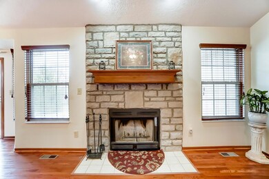 Stone Fireplace