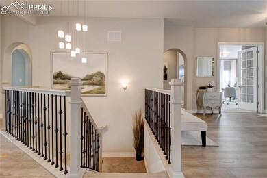 Staircase featuring wood-type flooring