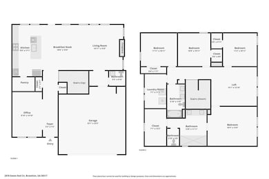 View of home floor plan