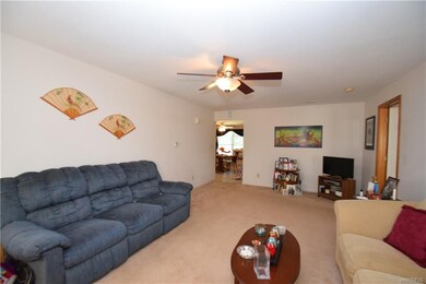 Upper Large Living Room w/neutral carpet