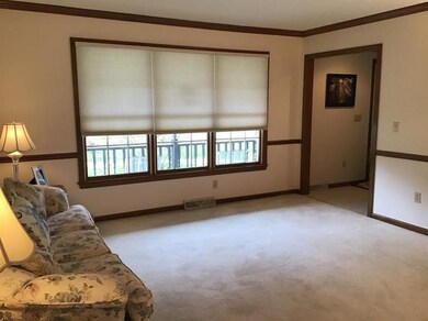 Living room looks out on to the covered front porc