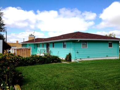 Rear of home