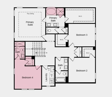 Second Floor Plan - Structural options added inclu