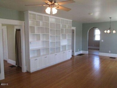 Living, dining area