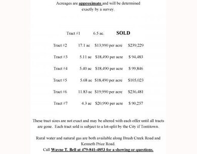 Tract #3 Kenneth Price Rd, Tontitown, AR 72770 - photo 2