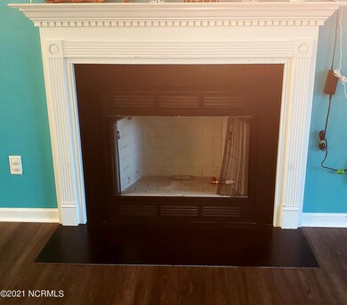 fireplace never used