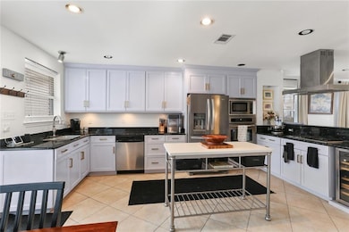 Kitchen view from the dining area