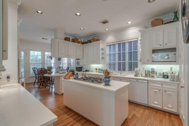 Nice kitchen with gas cooktop.  Lots of storage.