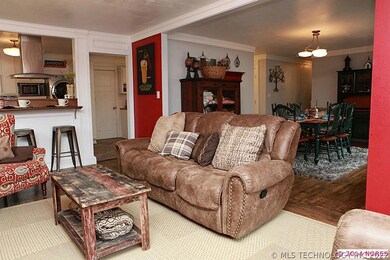 Open concept with great hardwoods