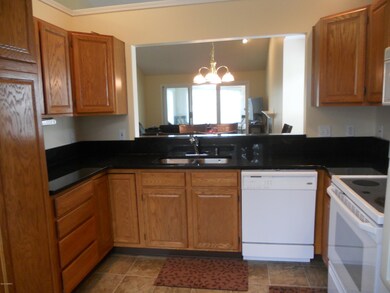 Kitchen open to living space