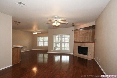 A beautiful view through the living space out into