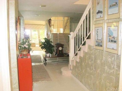 Staircase to second story.
