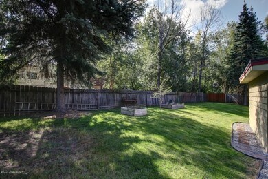 Spacious, fenced back yard