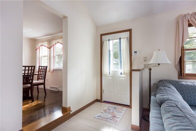 This door leads into the two story family room add