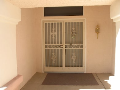 Private secure entrance to home