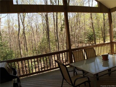 Wooded View from Covered Rear Porch