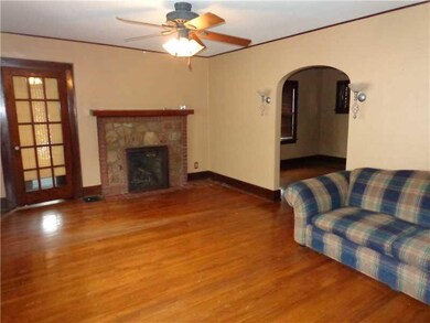 Living Room. Living room with fireplace
