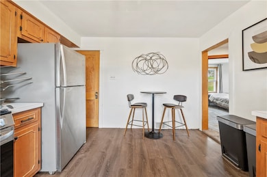 Bistro set in spacious kitchen
