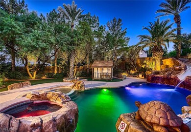 Tropical Paradise yard w/Heated Pool/Spa/Slide/Fir