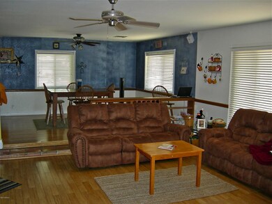 Bamboo floors in Living & Dining