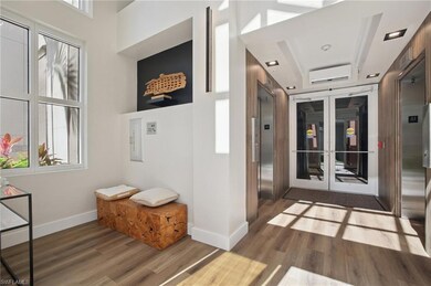 Foyer entry to building