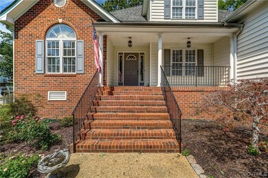 Brick and Vinyl siding with Front Porch