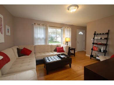 Large east facing window provides lots of natural 