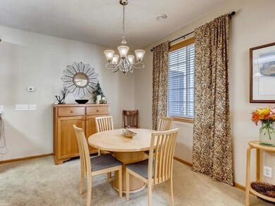 Nice dining area off the kitchen.