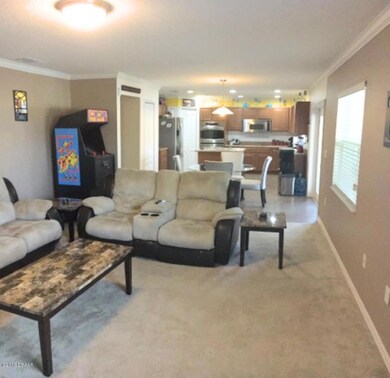 living room and kitchen