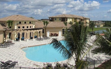 Aerial View of San Simeon Pool, Pool Deck and Spa.