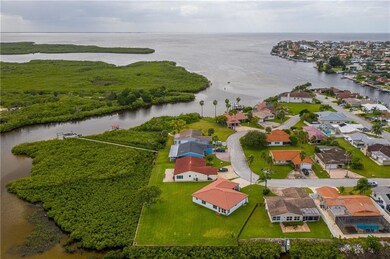 Shallow waters lead to the open Gulf of Mexico jus