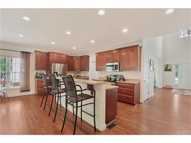 Additional View of Kitchen with Hardwood Floors an