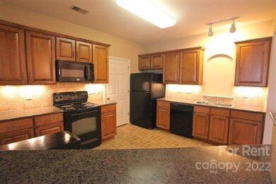 Spacious kitchen with lots of counter space and storage