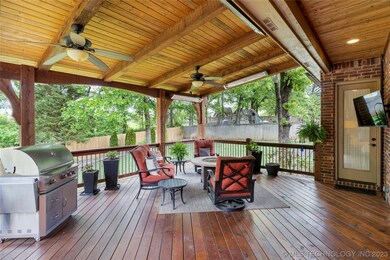 Incredible quality covered back deck addition with