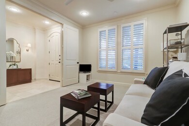 Another angle of first floor bedroom looking out t