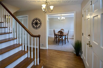 From entry way looking into the formal dining room